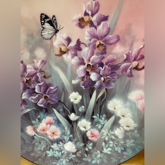 EDWIN KNOWLES PEARL LUSTER COLLECTABLE PLATE by TAN CHUN CHIU - Picture 2 of 3